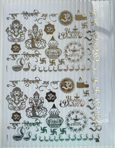 Om Swastik Metal Insert Sheet